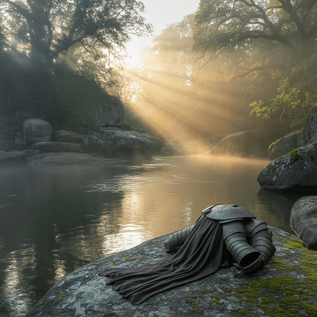 sun is shing on water