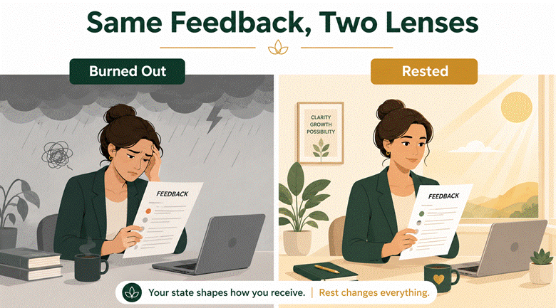 Performance Review Anxiety, Stress, and Burnout: Why Your Review Isn't Your Verdict Performance Review Anxiety, Stress, and Burnout: Why Your Review Isn't Your Verdict